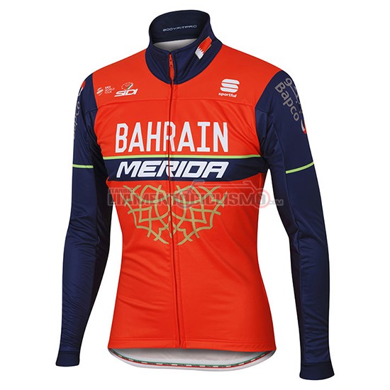 Abbigliamento Bahrain Merida 2017 Manica Lunga E Calza Abbigliamento Con Bretelle rosso - Clicca l'immagine per chiudere